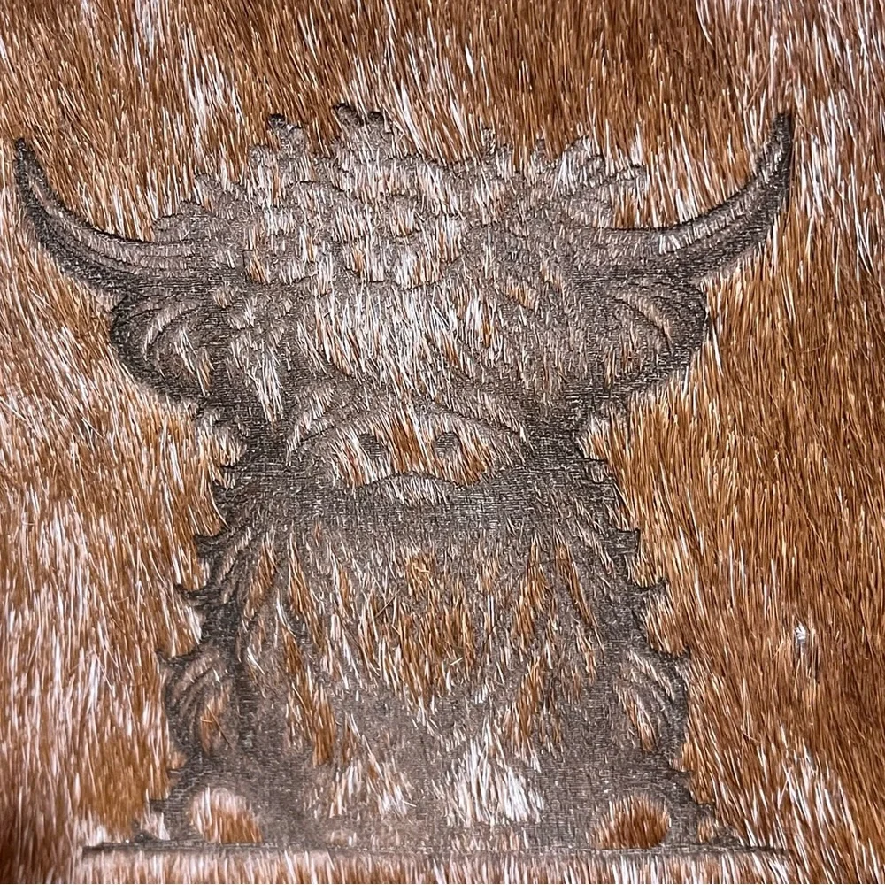 Adorable Highlander Leather/Suede Accessory Bag - Picture 2 of 5